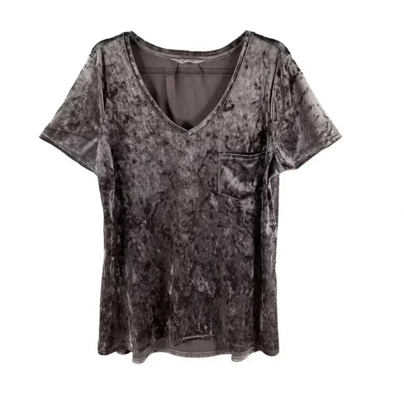 Velvet Legging Tee Spring + Mercer Pink Short Sleeve Top Womens L Lagon Look - Picture 1 of 9